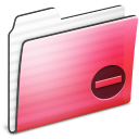Private Folder Red Stripe Icon 128x128 png